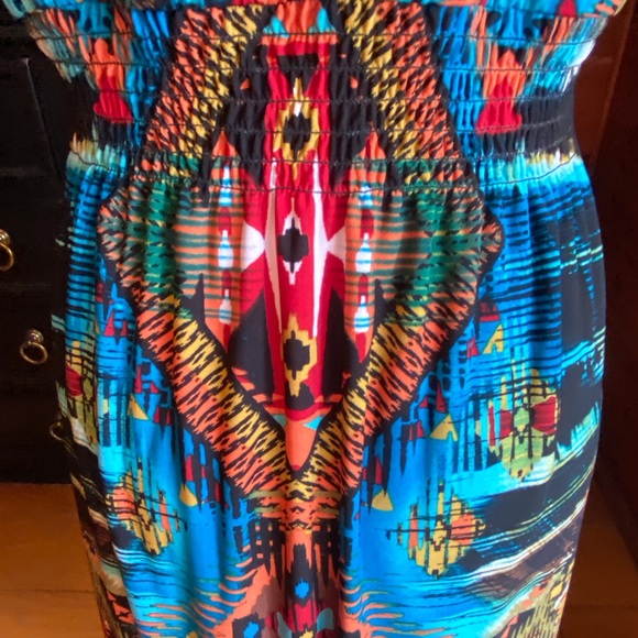 Bison Bisou Aztec Pattern Dress - Picture 6 of 9